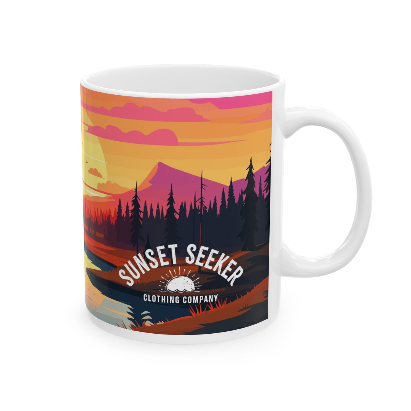 Sunset Seeker Branded Ceramic Mug (11oz)