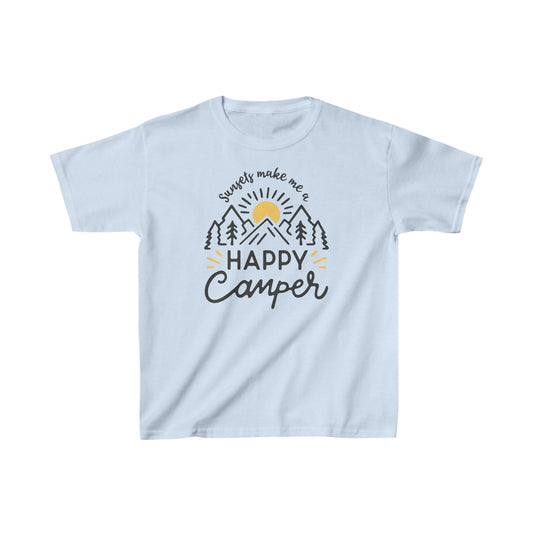 Kids Happy Camper Cotton Tee (XS-XL)