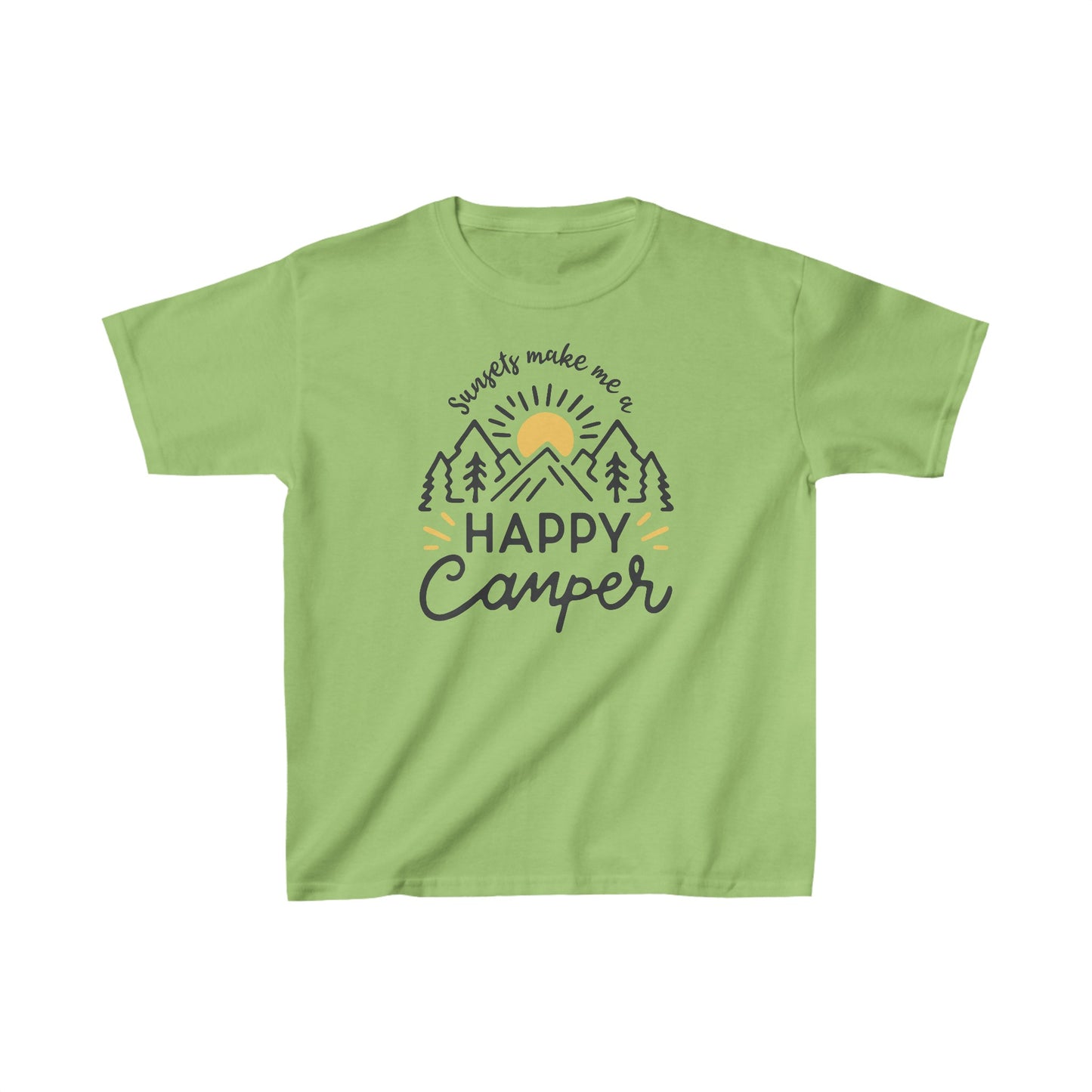 Kids Happy Camper Cotton Tee (XS-XL)