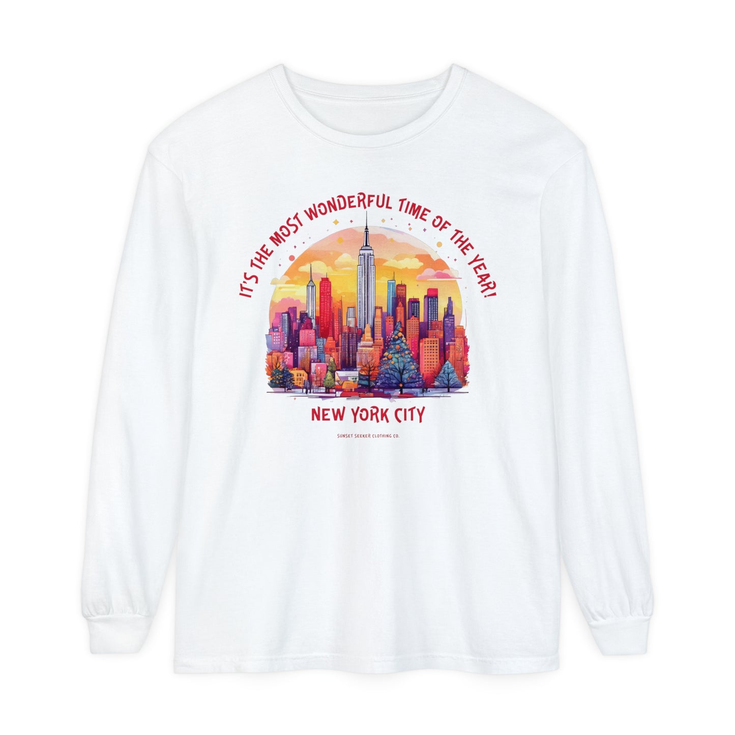 The Most Wonderful Time in NYC Long Sleeve Tees