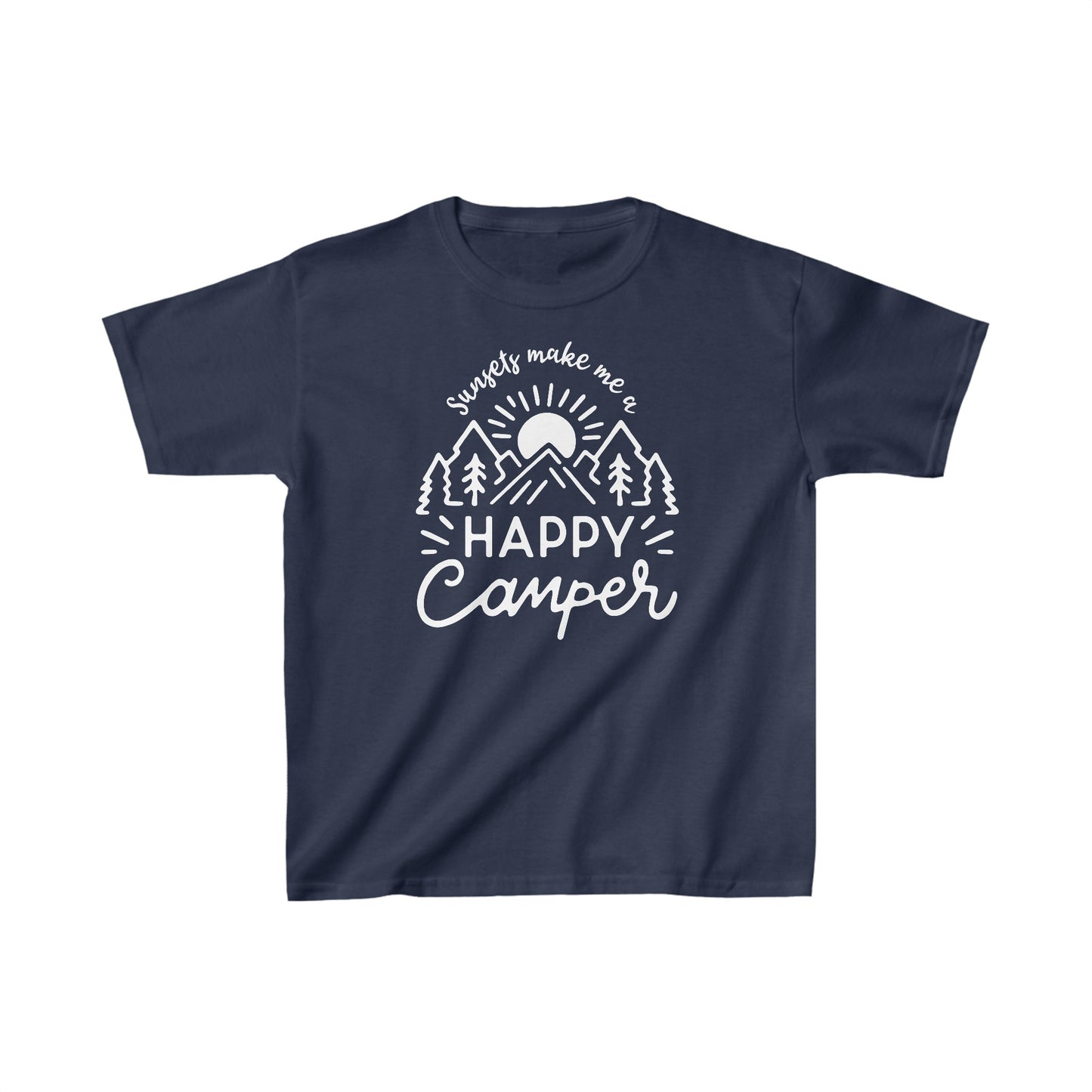 Kids Happy Camper Cotton Tee (XS-XL)