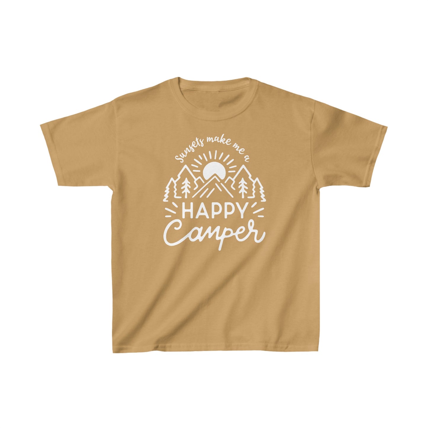 Kids Happy Camper Cotton Tee (XS-XL)