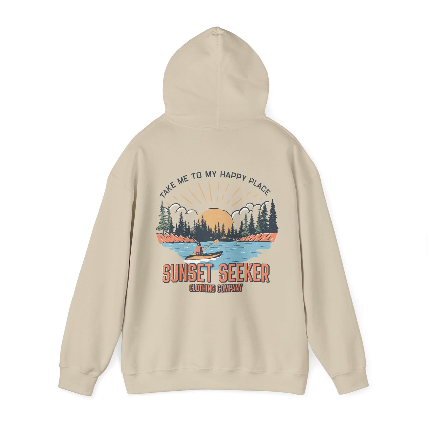 Take Me To My Happy Place Comfy Hoodie