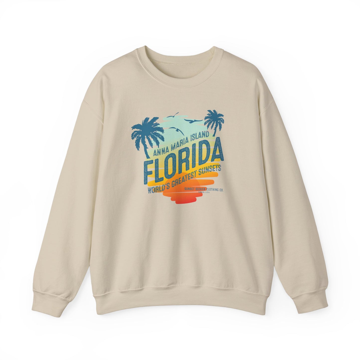 Anna Maria Island Sunsets Crew Sweatshirt