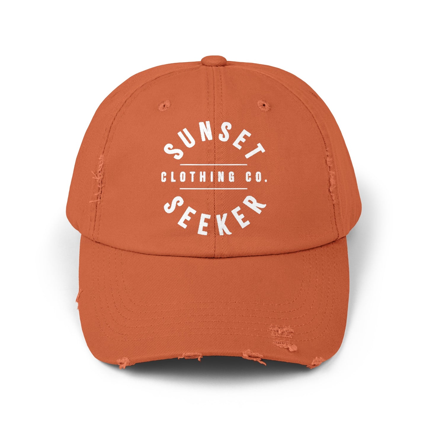 Sunset Seeker Brand "Your New Favorite" Distressed Ball Cap