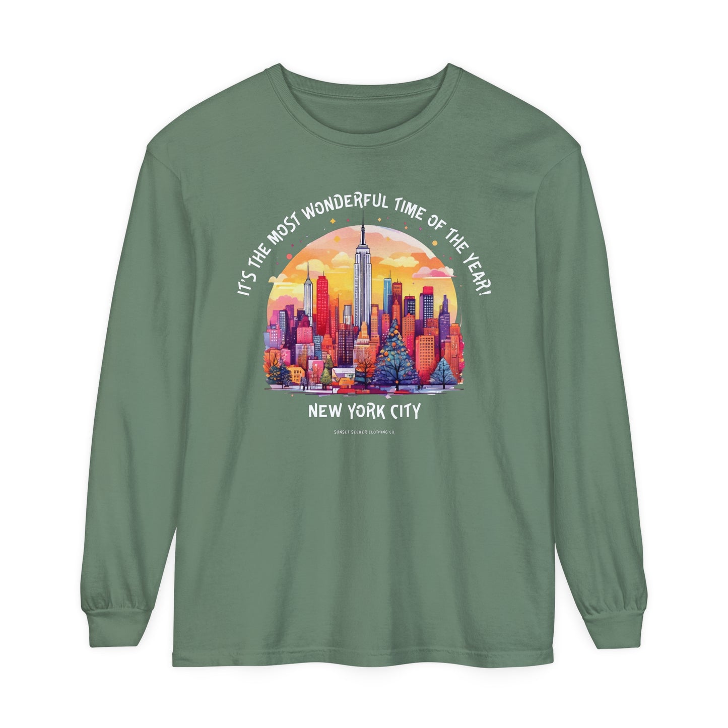 The Most Wonderful Time in NYC Long Sleeve Tees