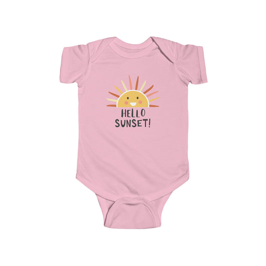 Hello Sunset! Baby Onesie