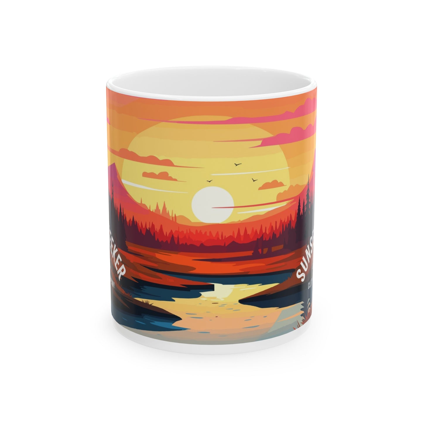 Sunset Seeker Branded Ceramic Mug (11oz)