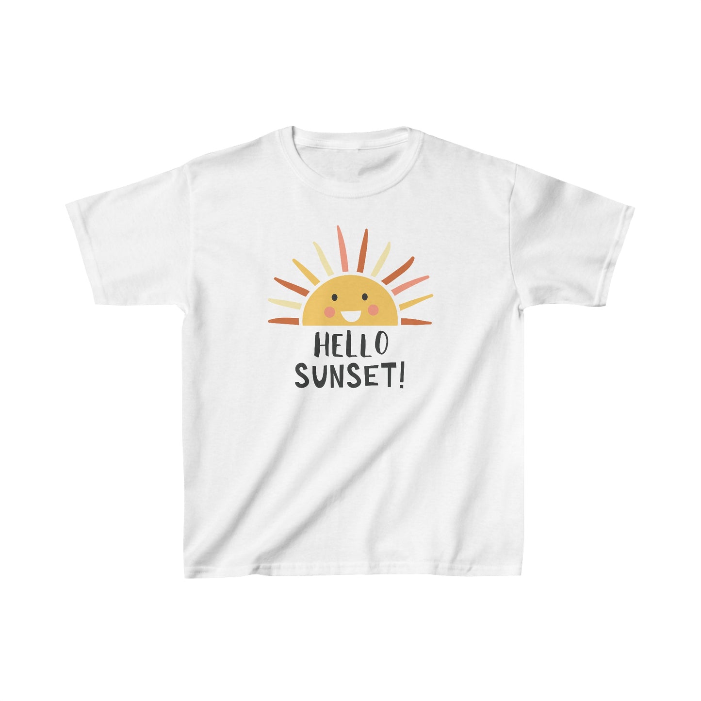 Hello Sunset! Kids Cotton Tee