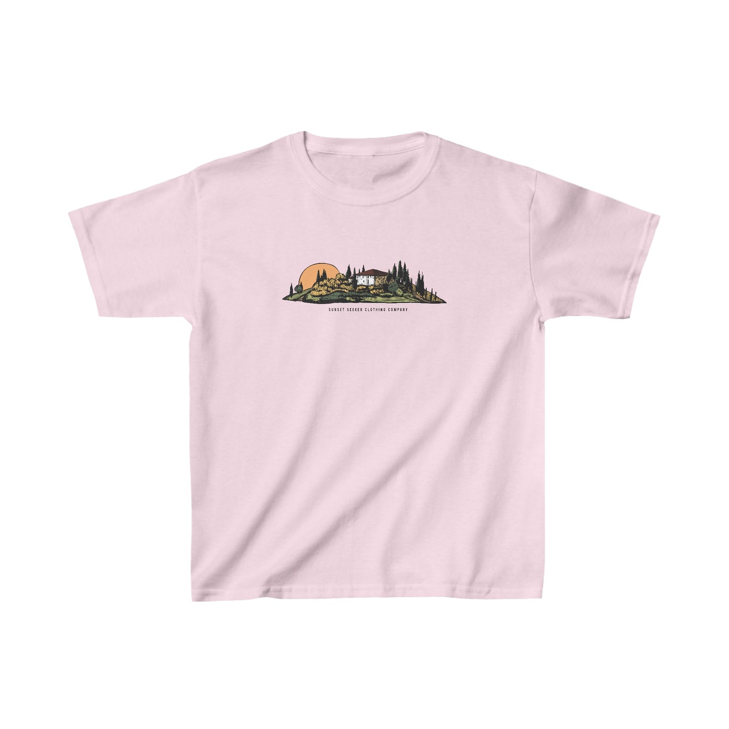 Women's Elegant Tuscany Sunset Tee