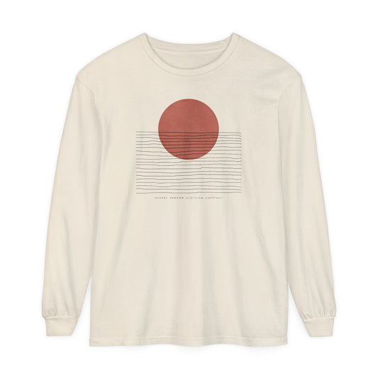 Minimalist Setting Sun Long Sleeve Tee