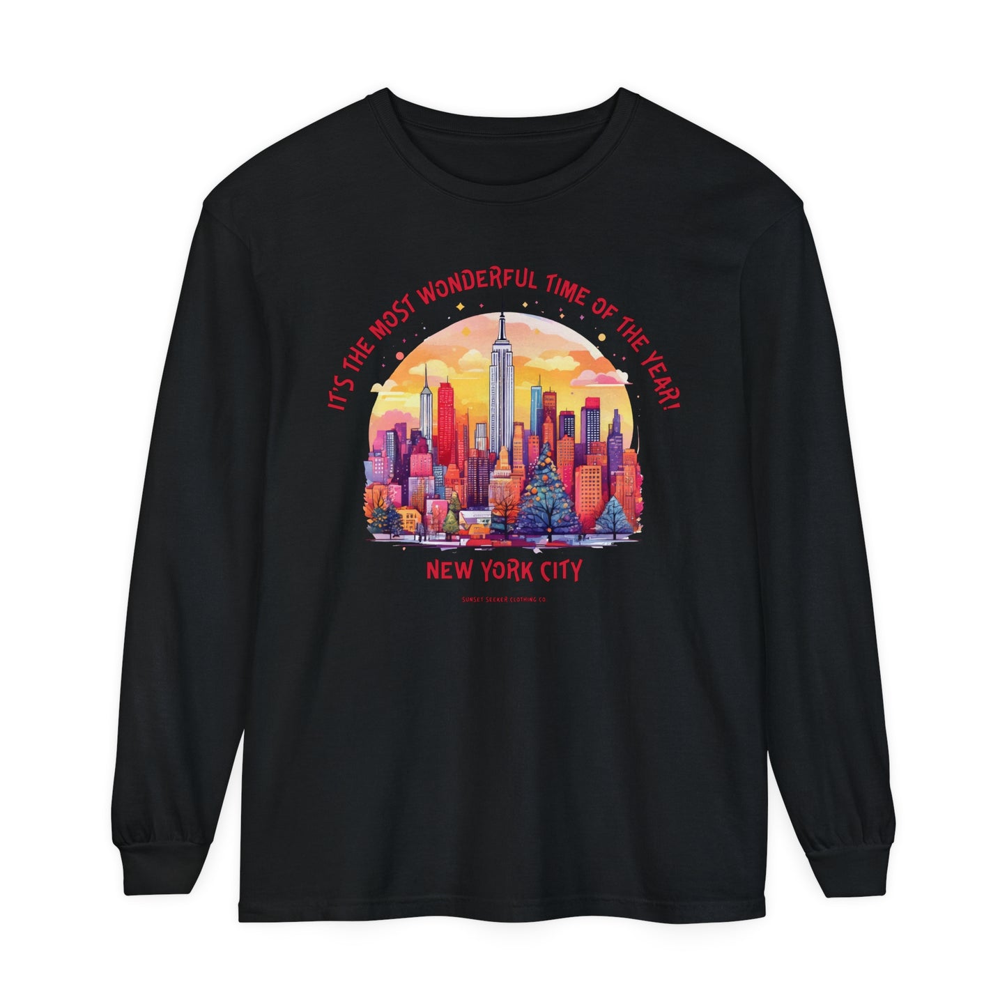 The Most Wonderful Time in NYC Long Sleeve Tees