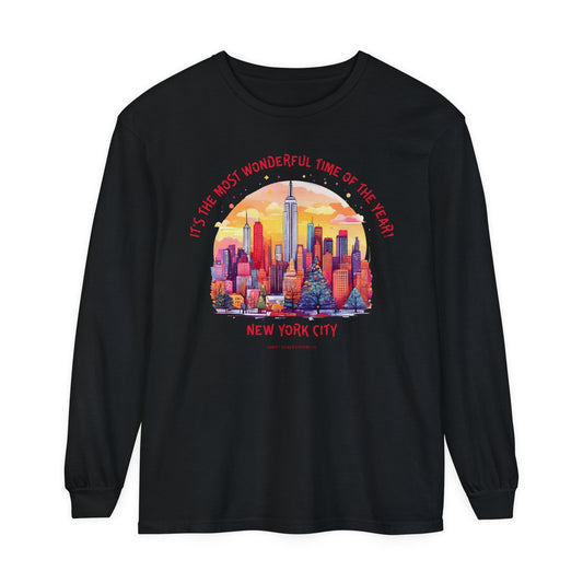 The Most Wonderful Time in NYC Long Sleeve Tees