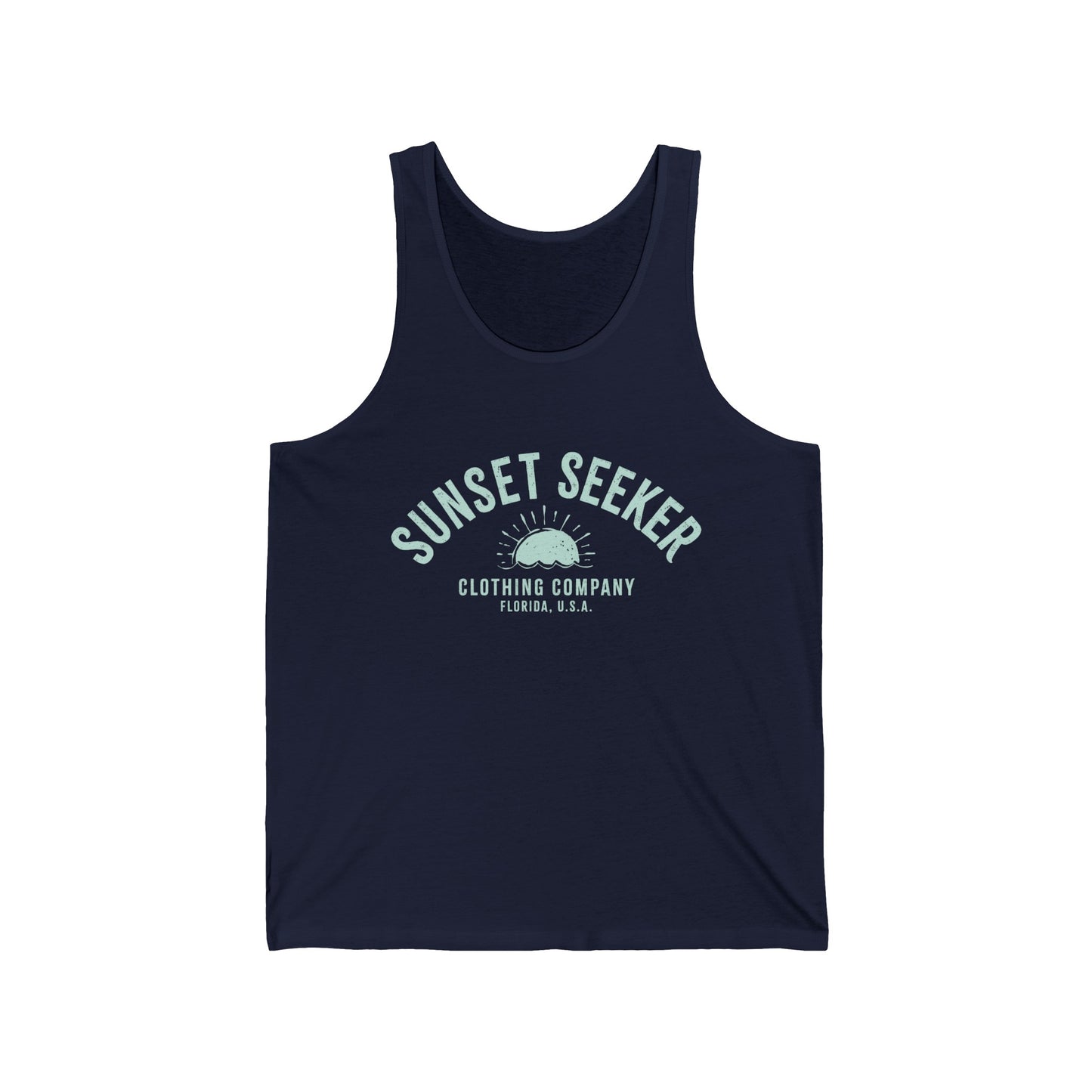 Original Sunset Seeker Brand Unisex Tank Top Tee