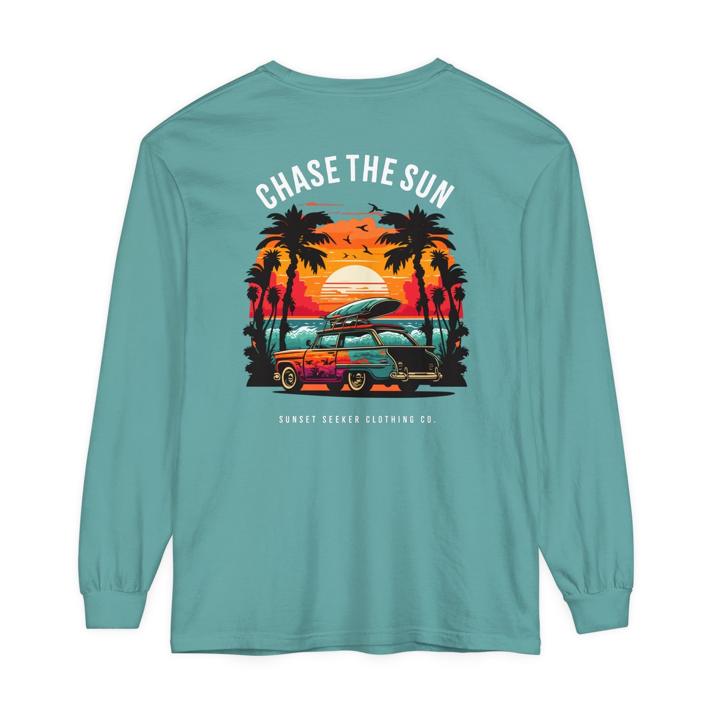 Sunset Wagon Long Sleeve Tee