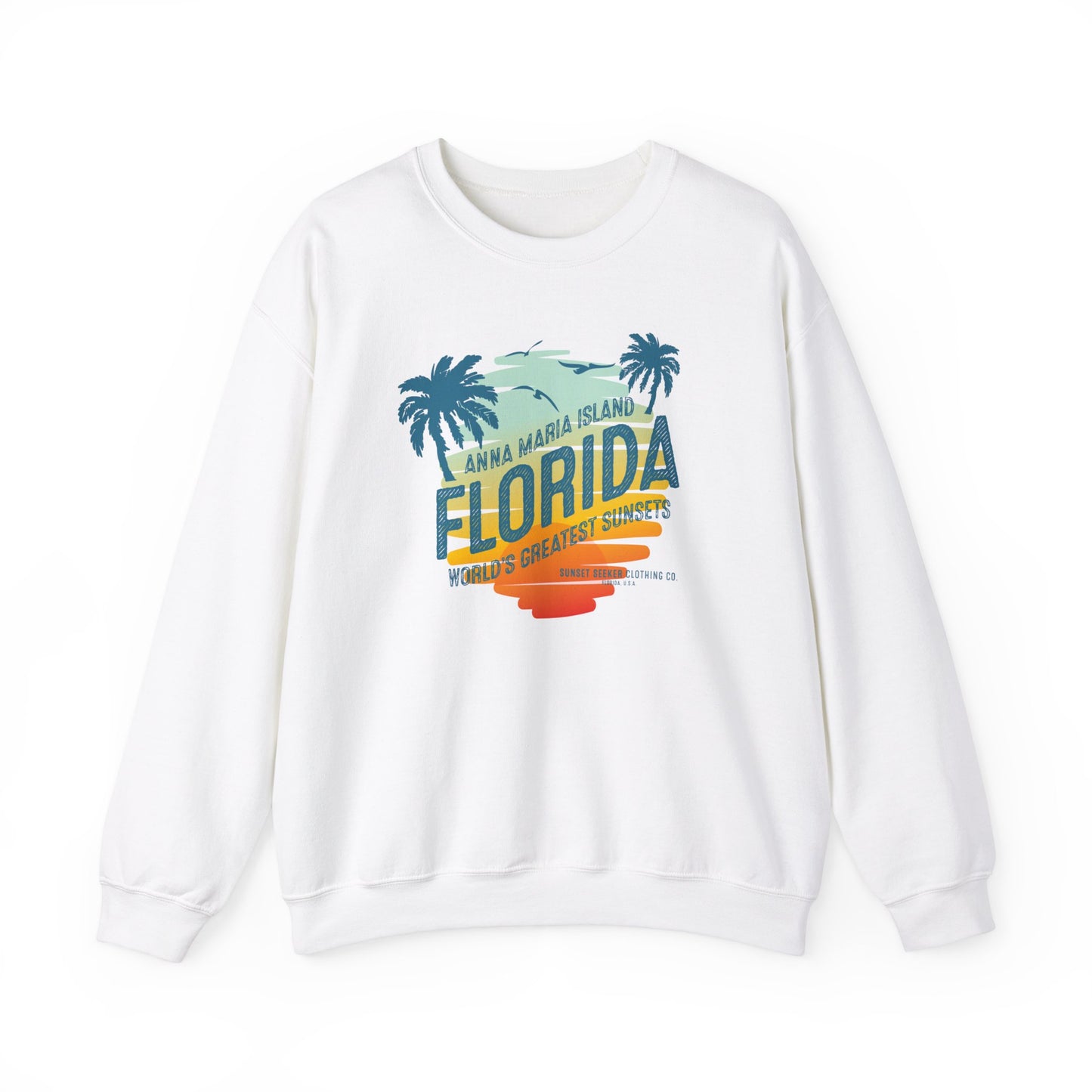 Anna Maria Island Sunsets Crew Sweatshirt