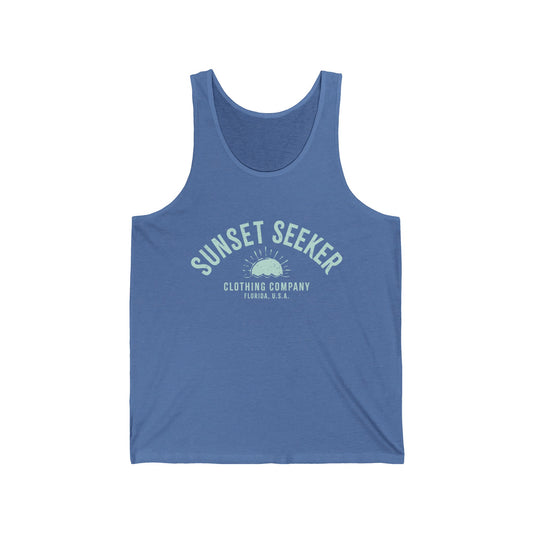 Original Sunset Seeker Brand Unisex Tank Top Tee