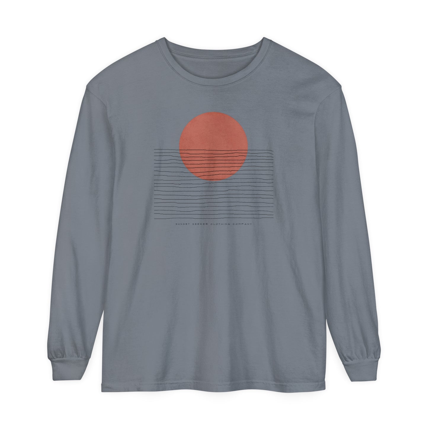 Minimalist Setting Sun Long Sleeve Tee