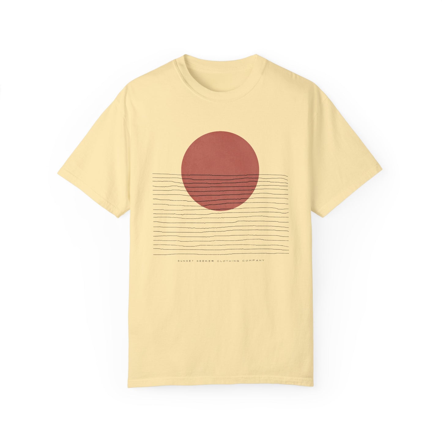 Boho Minimalist Setting Sun T-Shirt