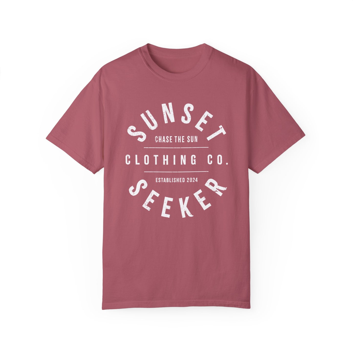 Original Sunset Seeker Brand Circle Logo T-Shirt