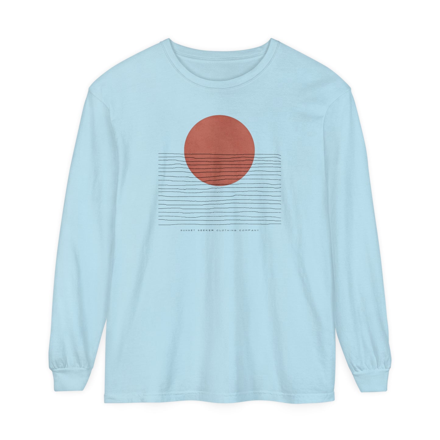 Minimalist Setting Sun Long Sleeve Tee